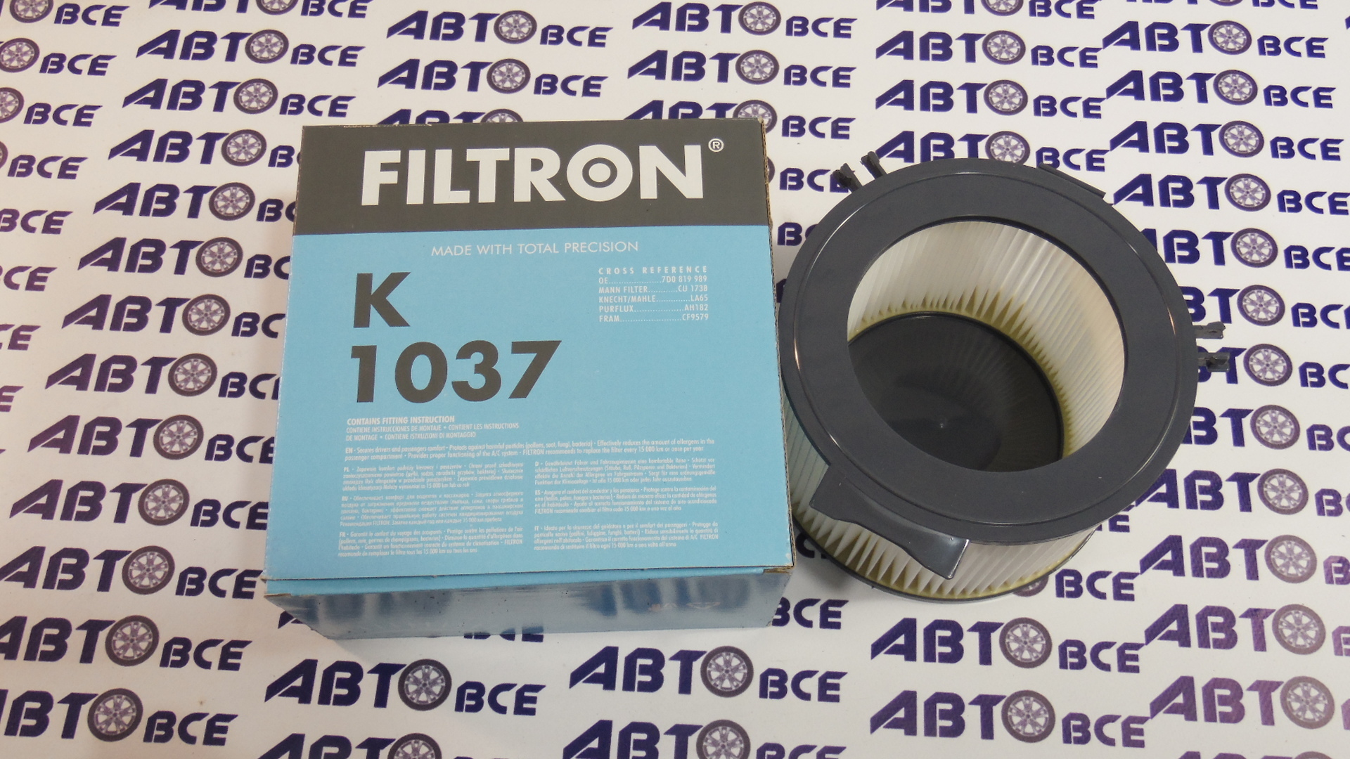 Фильтр салона K1037 FILTRON